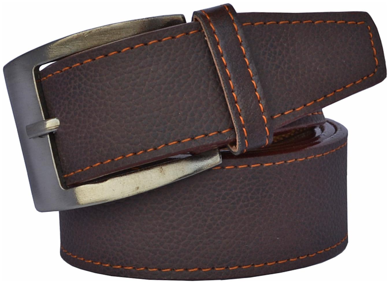 

Sunshopping men s Brown Needle Pin Point Buckle belt