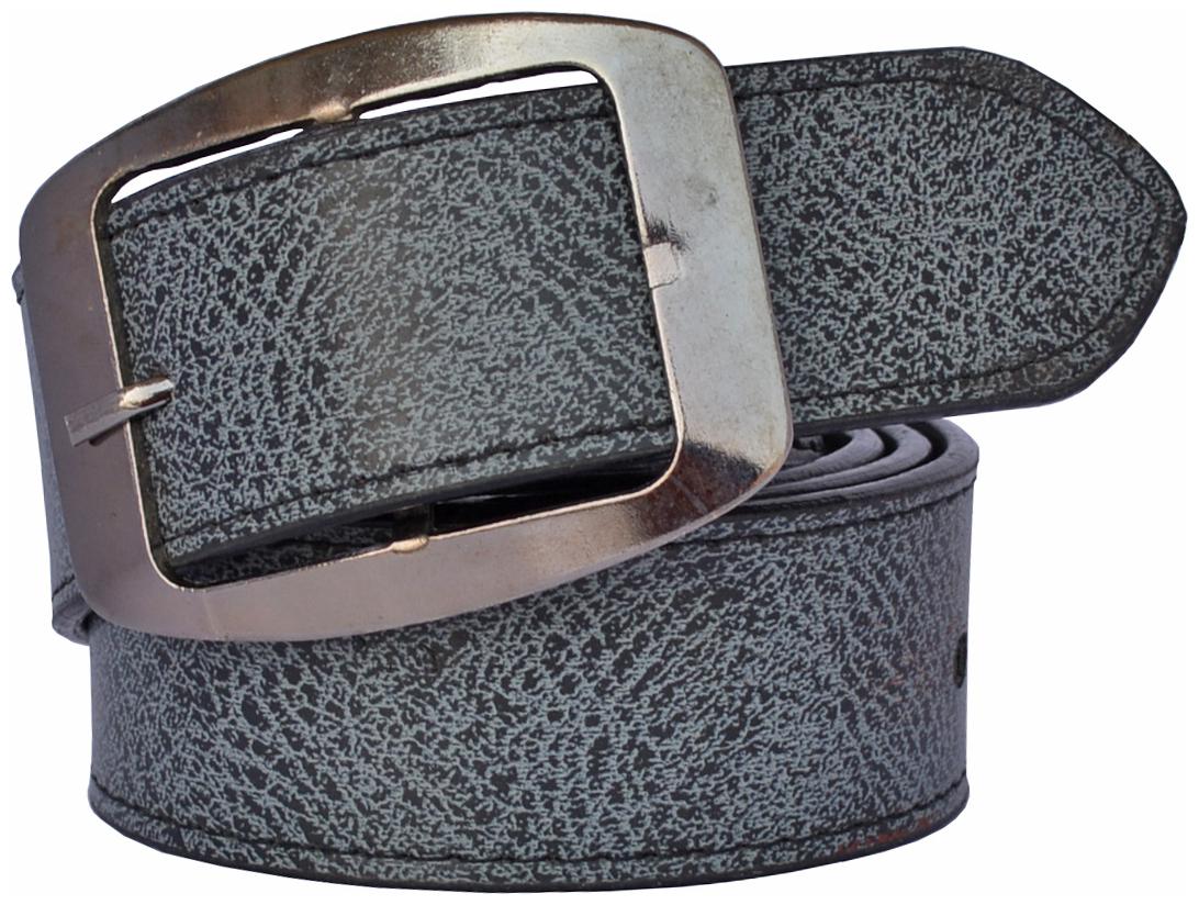 

Sunshopping men s Black Rectangle shape Buckle Leatherite belt