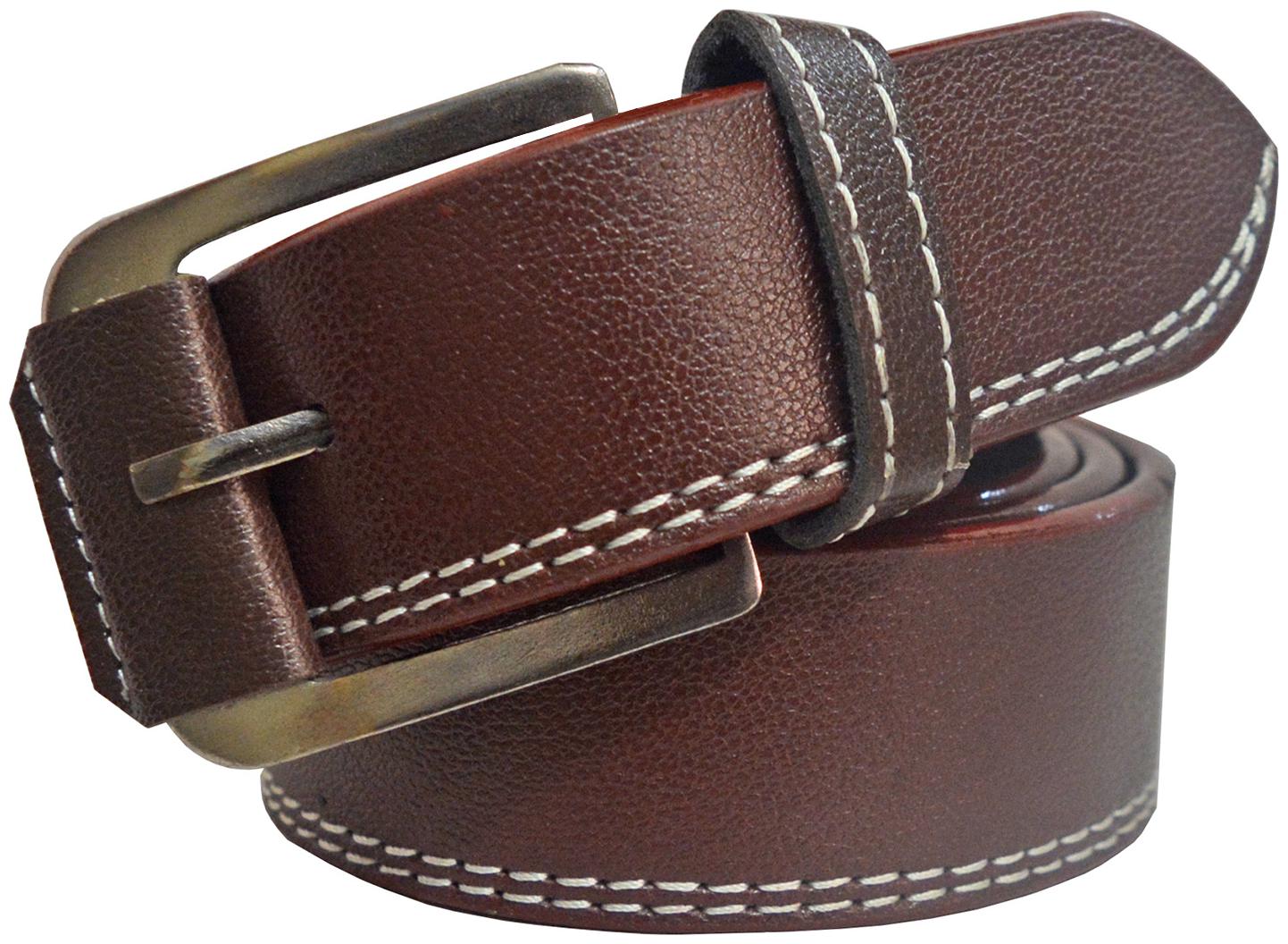 

Sunshopping men s Brown Needle Pin Point Buckle belt