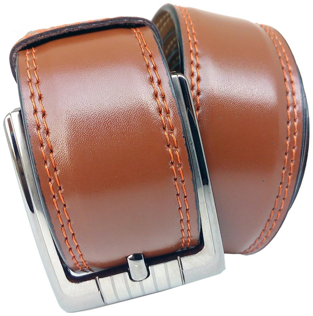 

Sunshopping men s tan leatherite needle pin point buckle belt