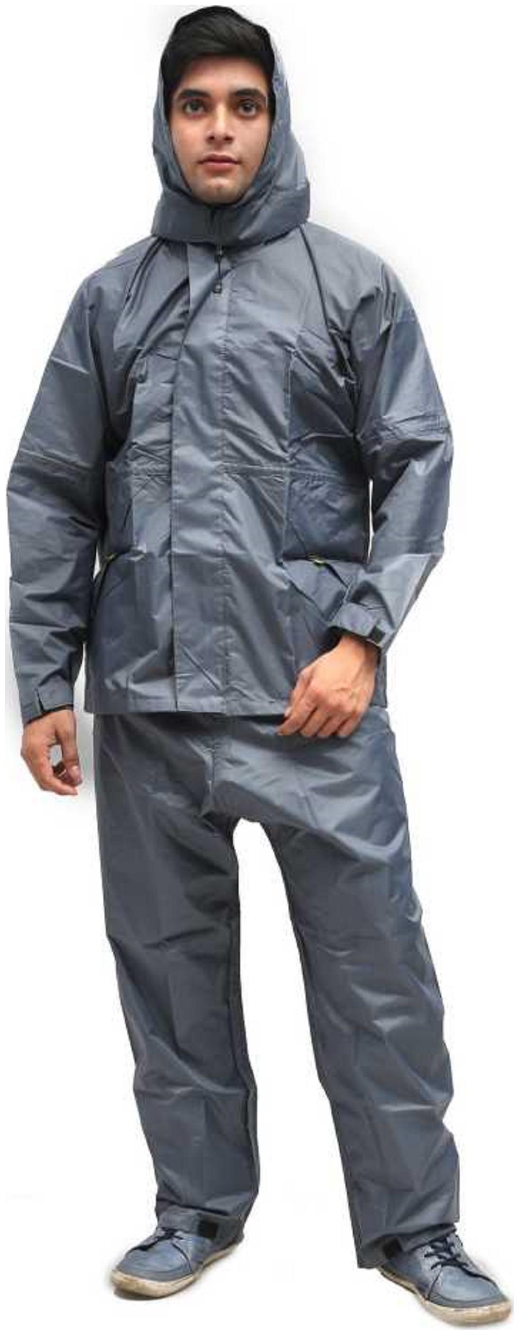 

Supreme Home Collective Men Long Raincoat - Grey