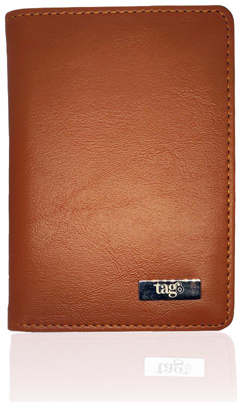 

Tag8 Unisex Leather Card holder - Tan Pack of 1