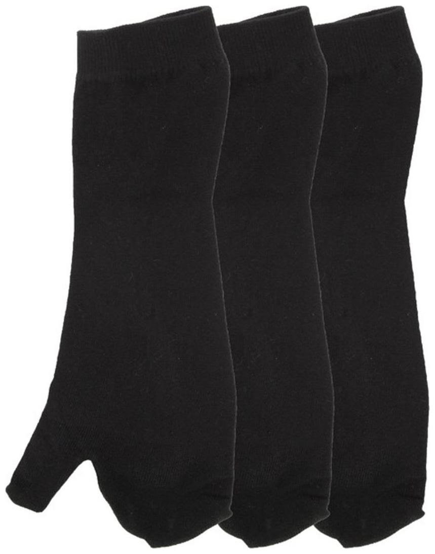 

Tahiro Black Cotton Thumb Ankle Socks - Pack Of 3