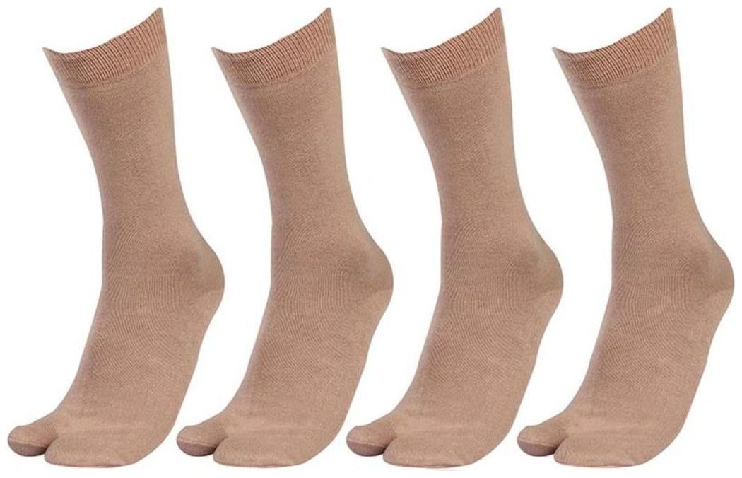 

Tahiro Brown Woollen Full Length Thumb Socks - Pack Of 4