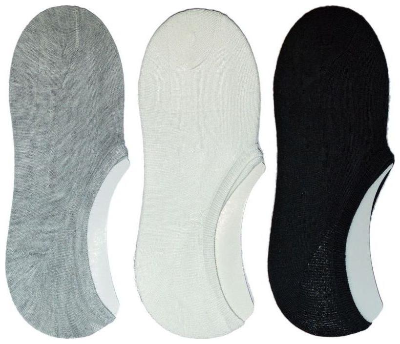 

Tahiro Multicolour Cotton Footies Loafer Socks - Pack Of 3