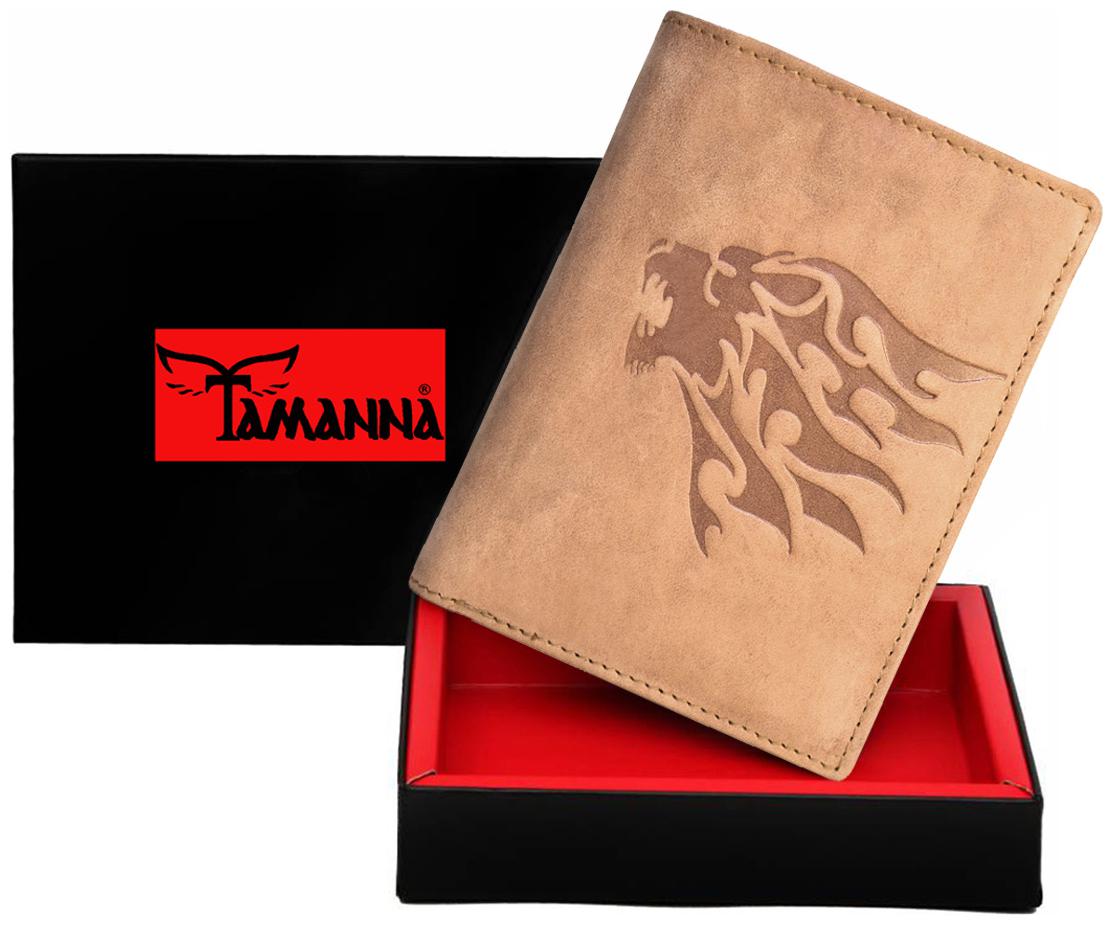 

Tamanna Men Tan Leather Bi-Fold Wallet ( Pack of 1 )