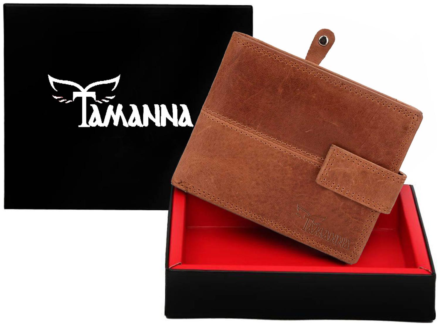 

Tamanna Men Tan Leather Bi-Fold Wallet ( Pack of 1 )