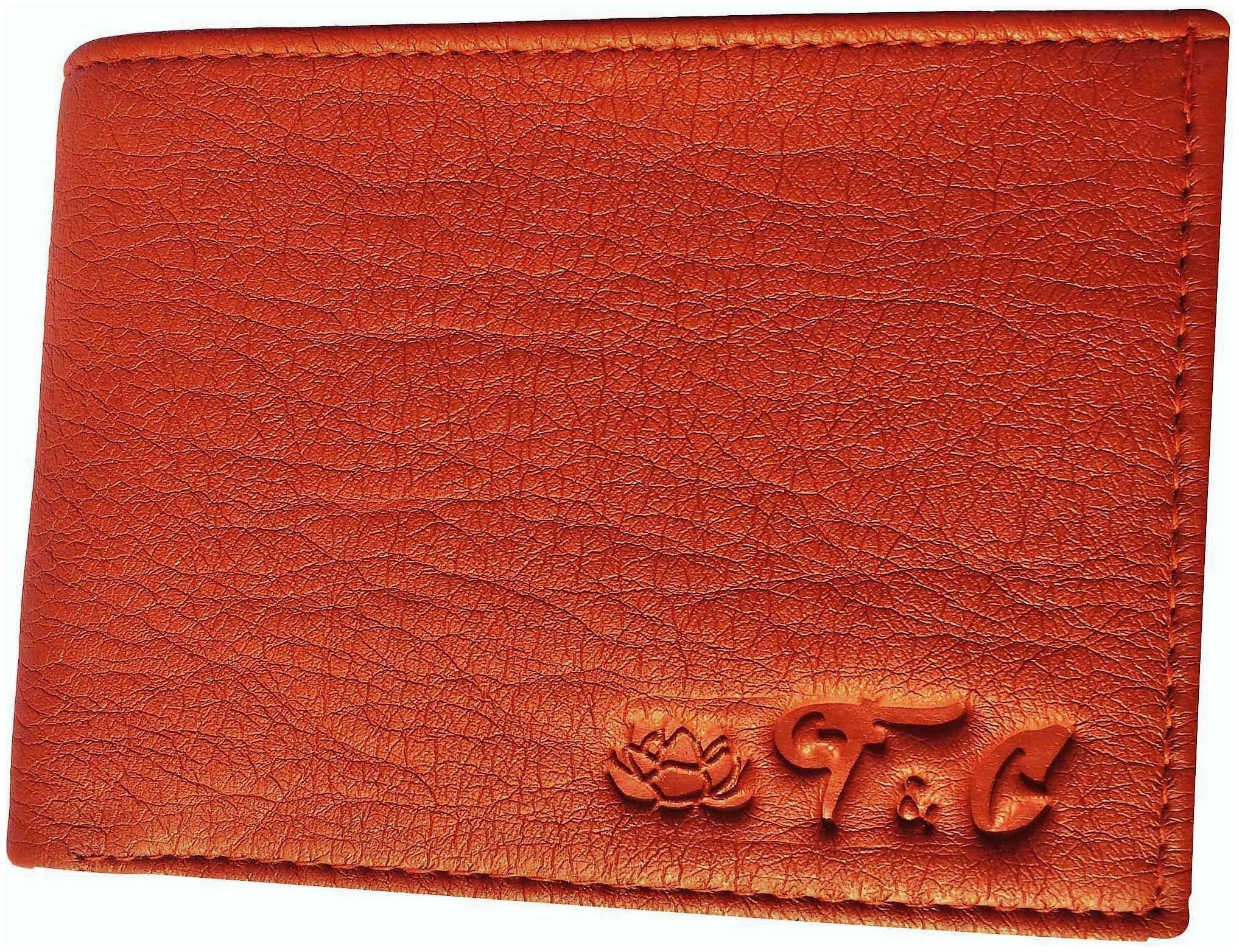 

FRIENDS COMPANY Men Tan Leather Bi-Fold Wallet ( Pack of 1 )