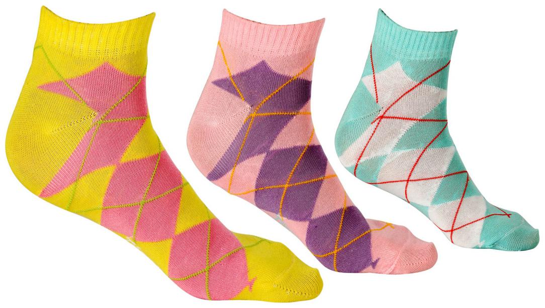 

Texlon Women s Ankle Length Socks (Pack of 3)