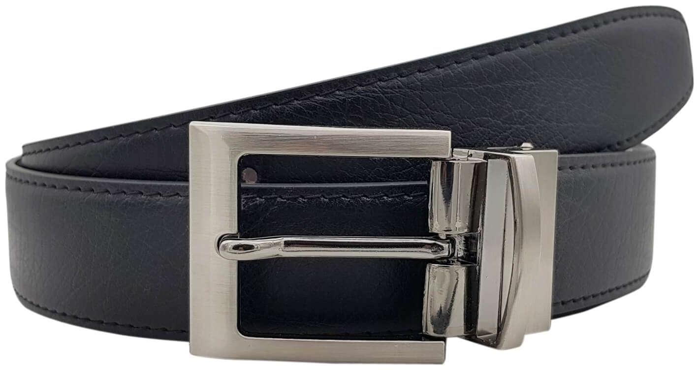 

The Black and Brown Textured Formal Reversible Belt