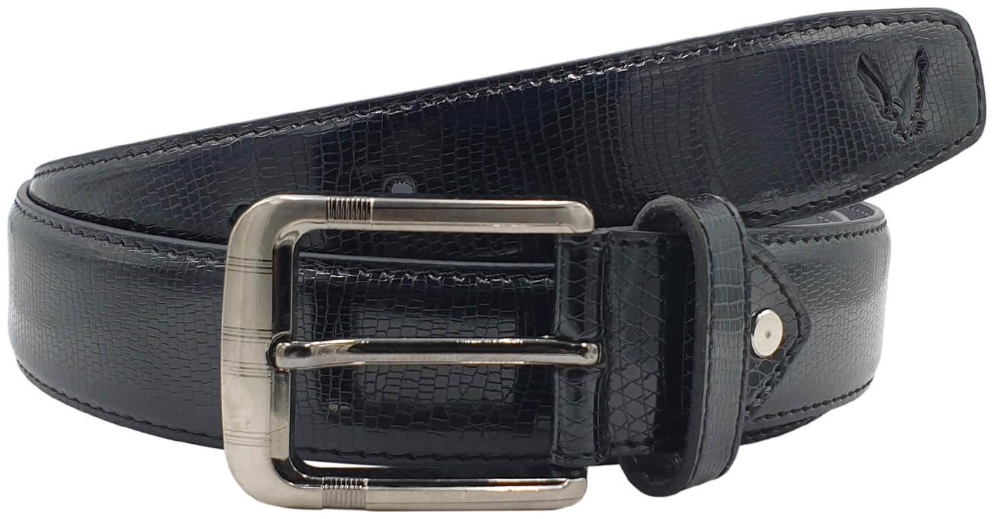 

The Black Textured Semi Formal Belt