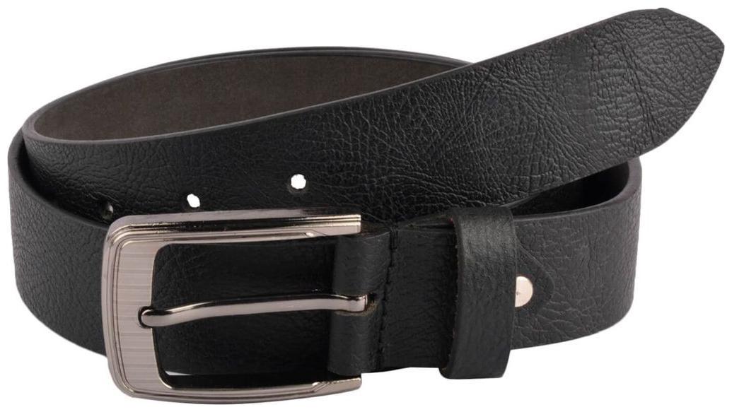 

The Black Textured Formal Leather Belt
