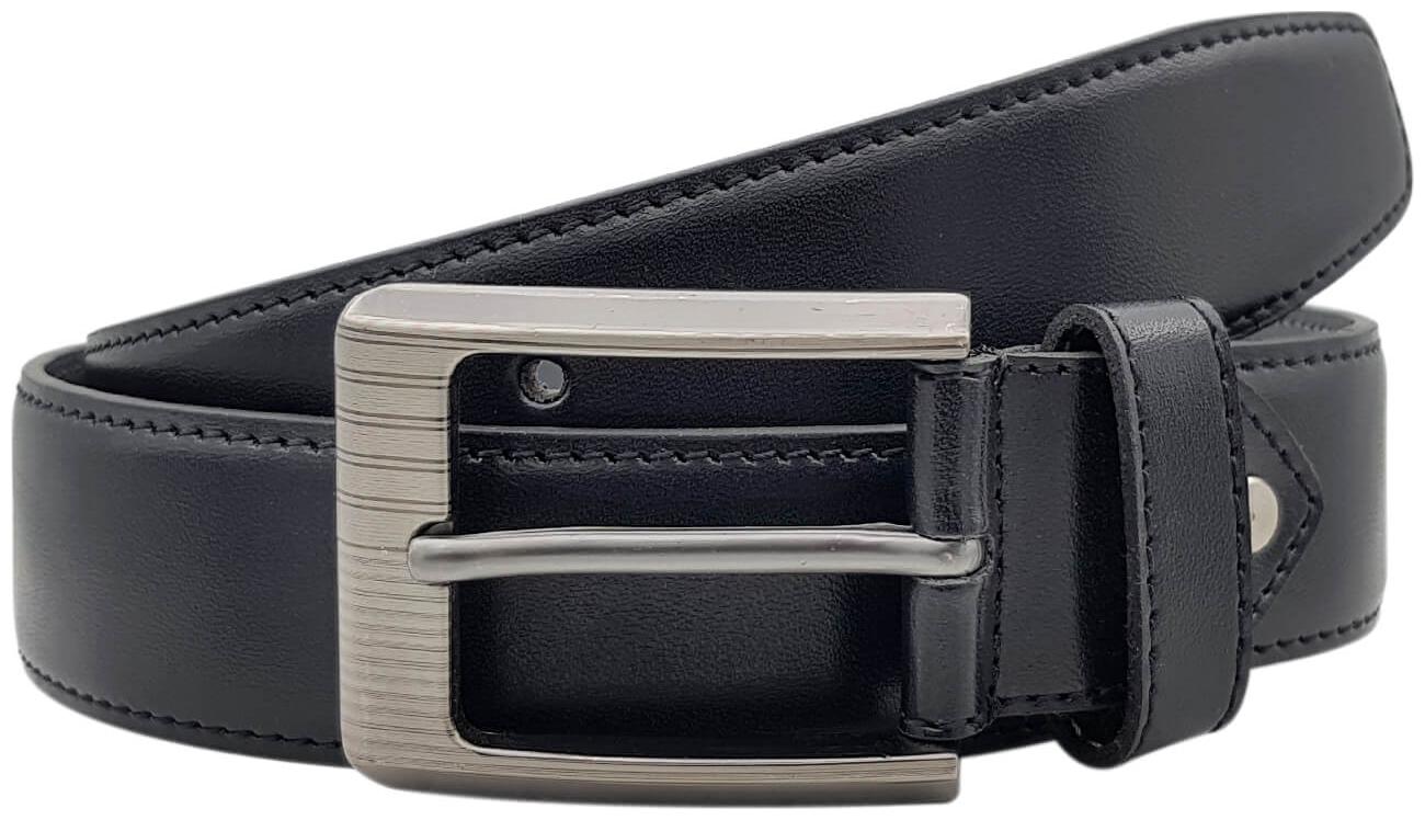 

The Black Textured Semi Formal Belt