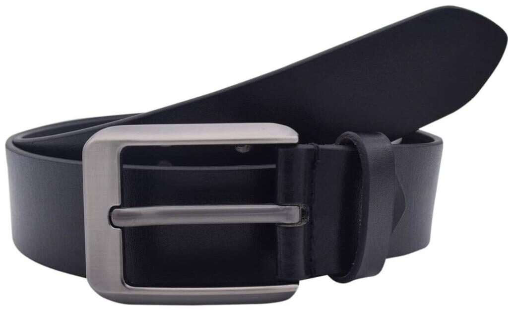 

The Black Textured Genuine Leather Casual Belt