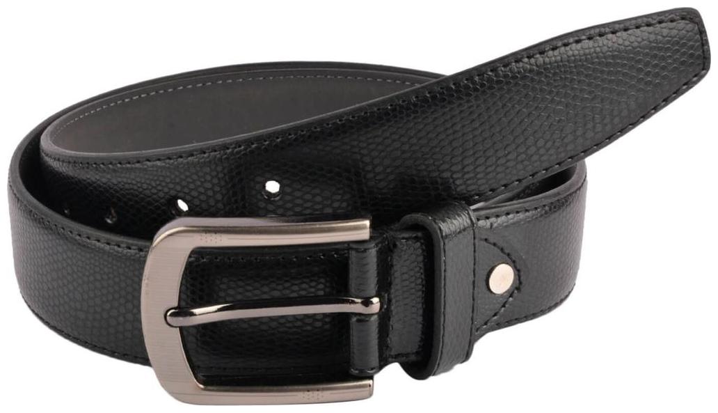 

The Black Textured Semi Formal Belt