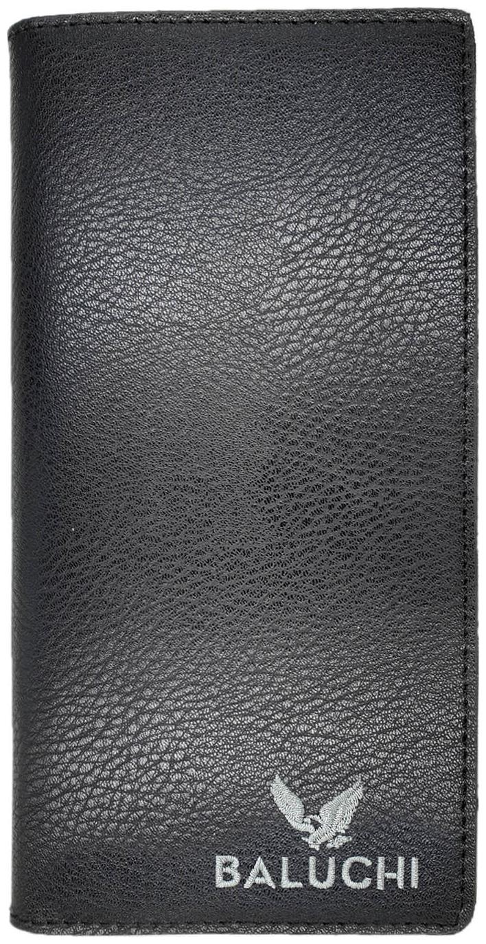 

The Black Textured Long Wallet
