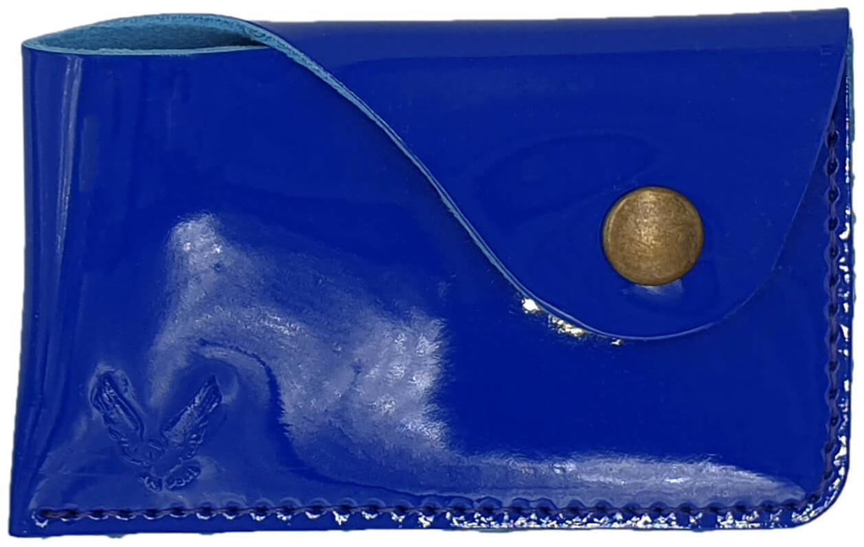 

The Blue Rectangular Gloss Card Holder