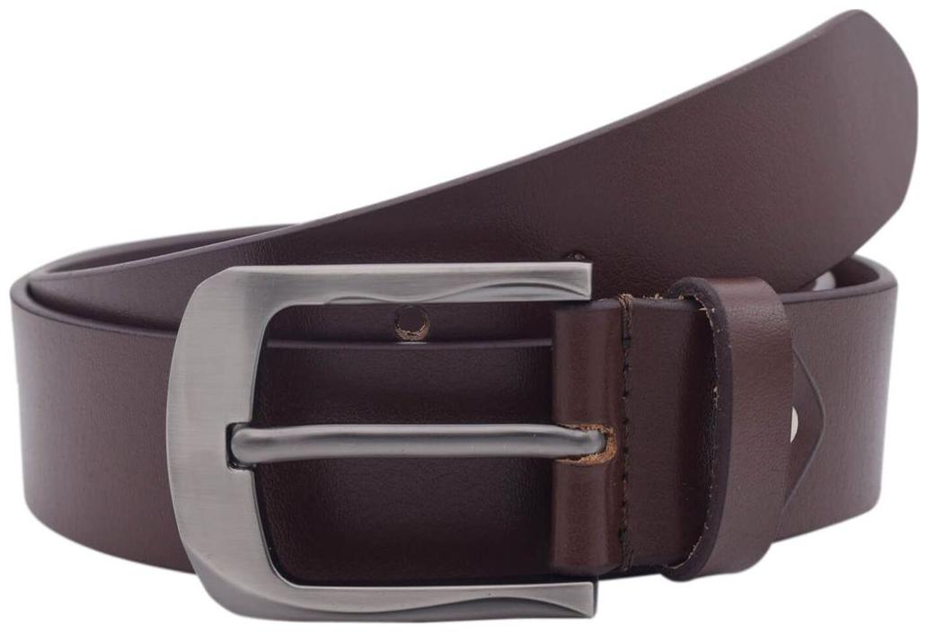 

The Brown Textured Genuine Leather Casual Belt