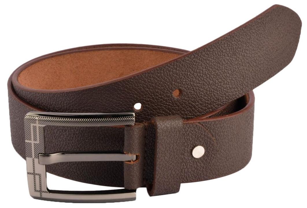 

The Brown Textured Formal Leather Belt
