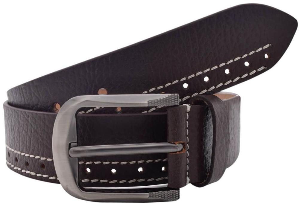 

The Brown Textured Genuine Leather Casual Belt