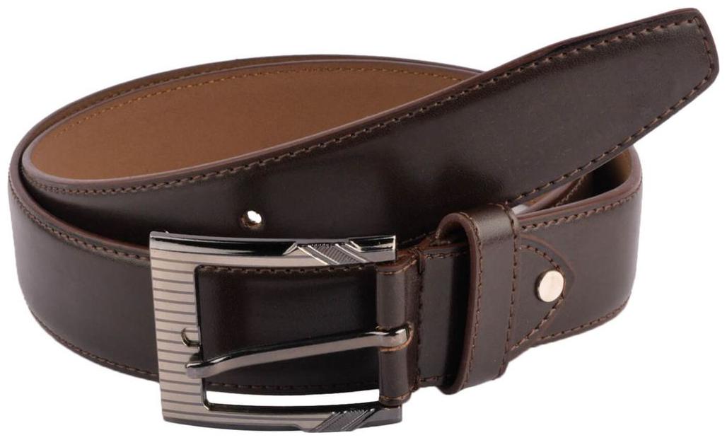 

The Brown Textured Semi Formal Belt