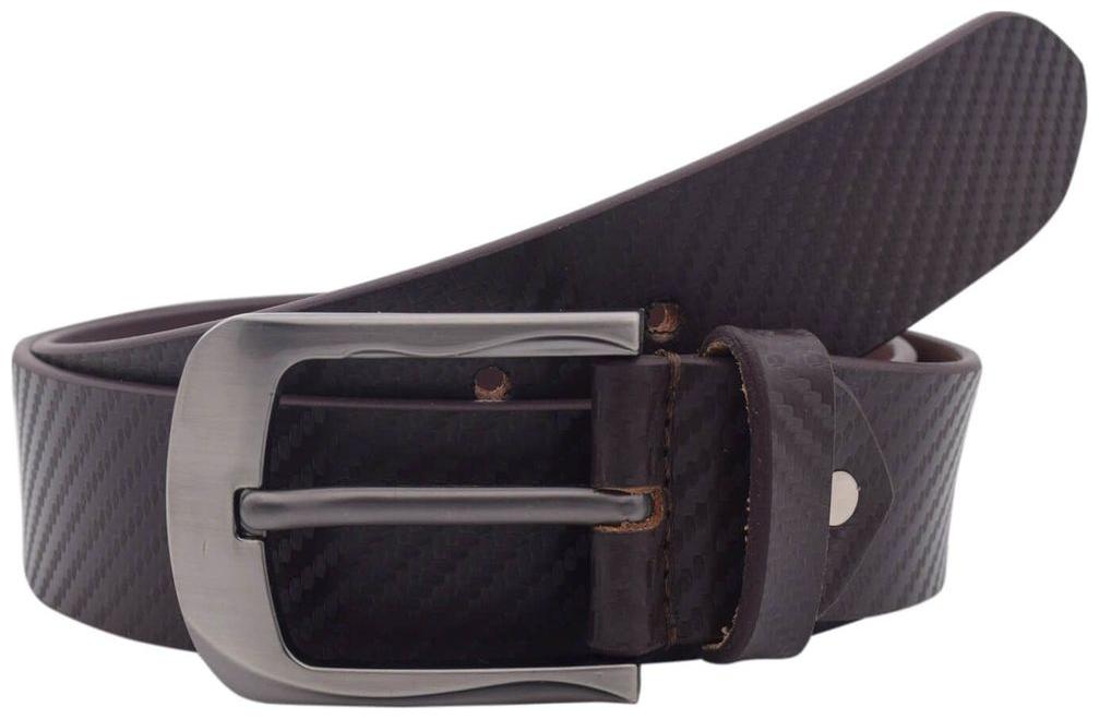 

The Brown Textured Genuine Leather Casual Belt