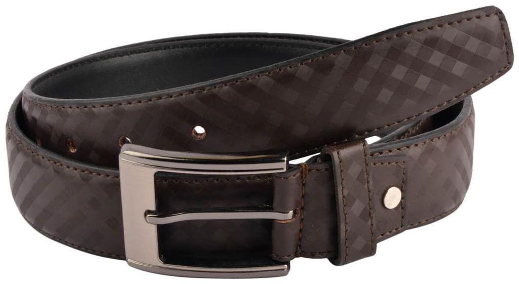 

The Brown Textured Formal Belt