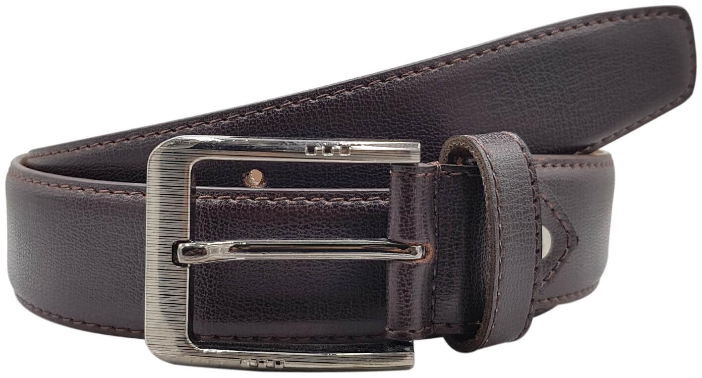 

The Brown Textured Semi Formal Belt