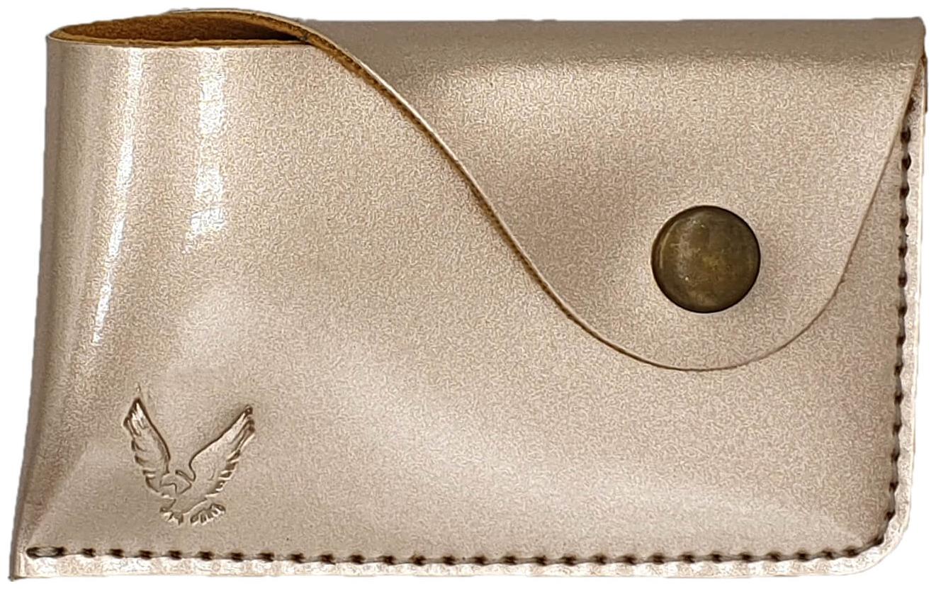 

The Golden Rectangular Gloss Card Holder