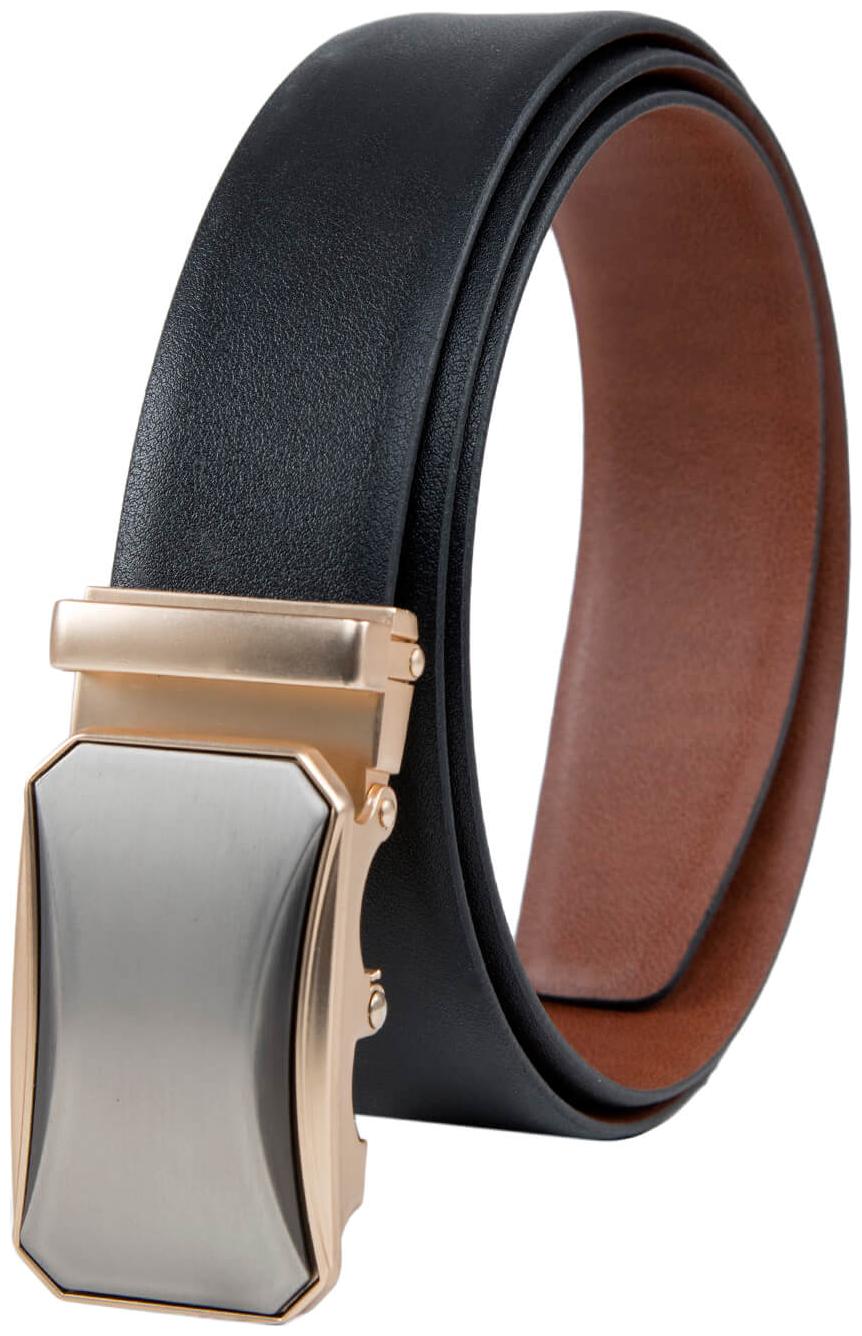 

The Julia Textured Reversible Formal Belt with Golden Buckle