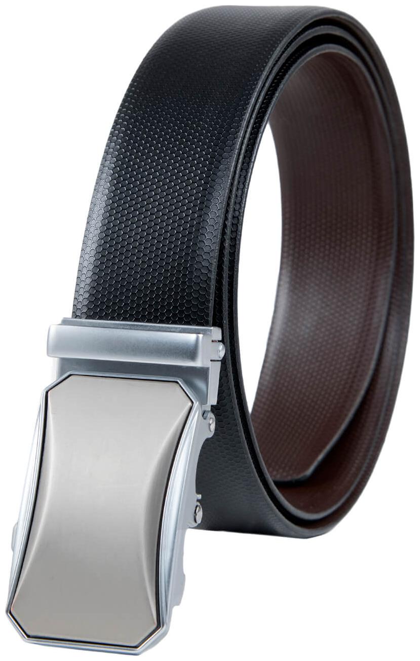 

The Pentaflor Textured Reversible Formal Belt with Silver Buckle