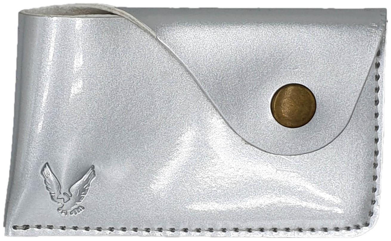 

The Silver Rectangular Gloss Card Holder