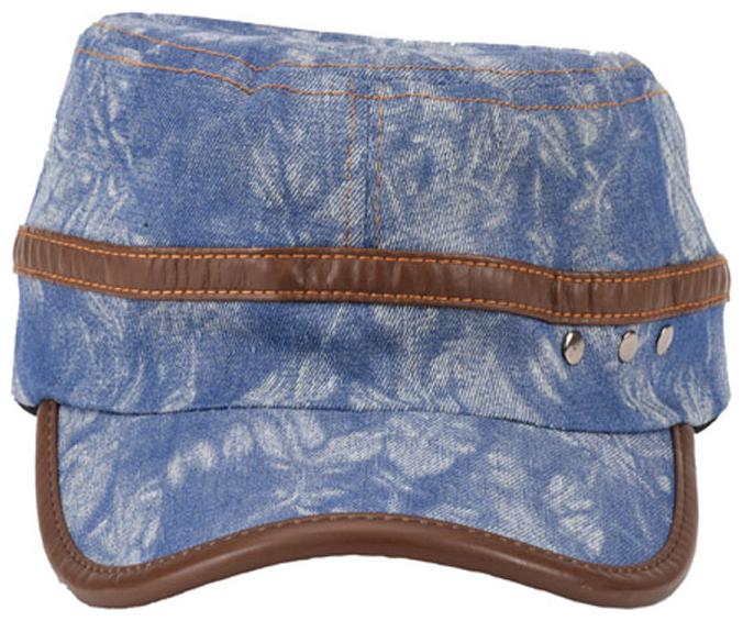 

Tiekart-Men Blue Denim Winter Caps