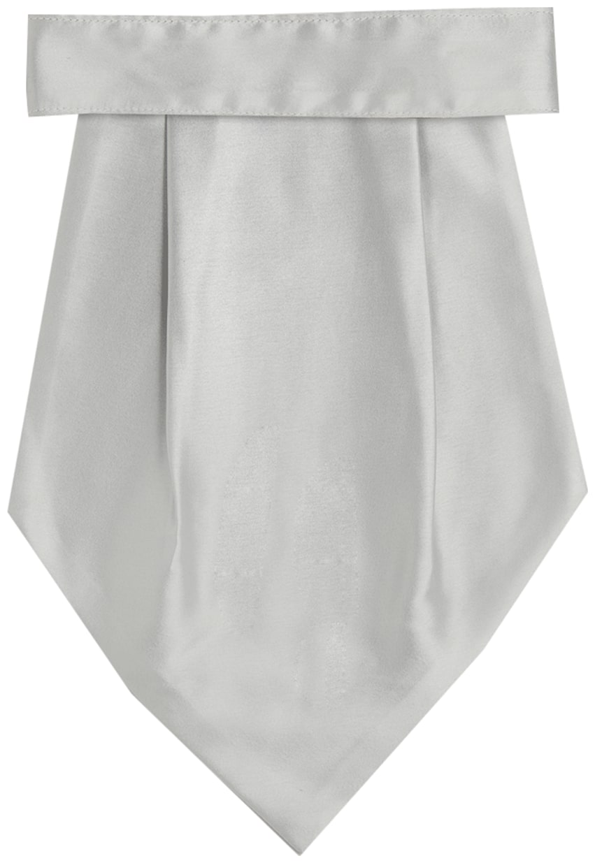 

Tiekart-Men White Plain Solids Cravat