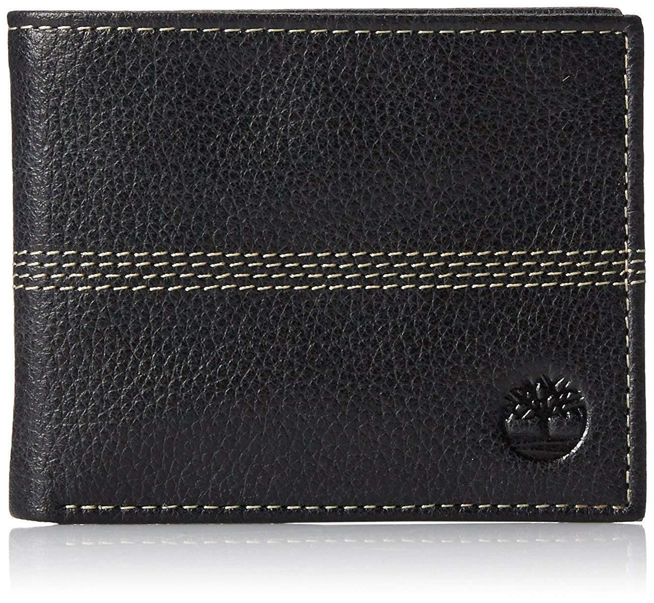 

Timberland Men s Genuine Leather Sportz Quad Bifold Wallet