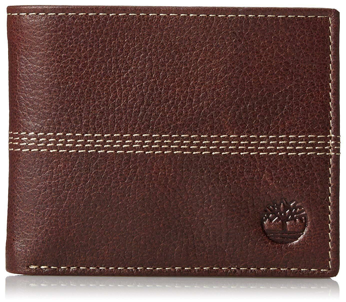 

Timberland Men s Genuine Leather Sportz Quad Bifold Wallet