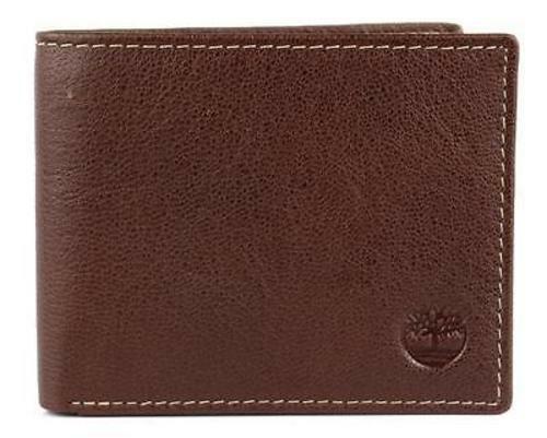 

Timberland Rodeo Passcase Brown Genuine Leather Credit Card Bifold Mens Wallet