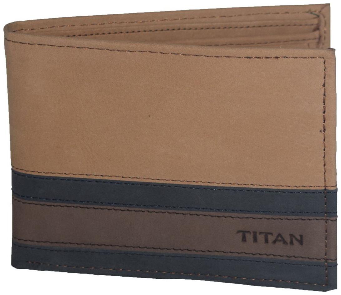 

Titan Tan Leather Wallet for Men-TW177LM1TN