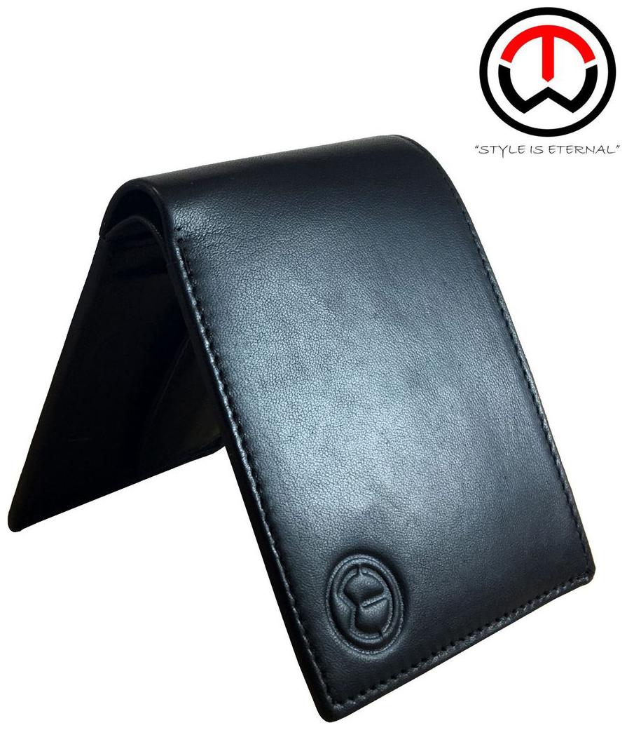 

TnW Men Black Leather Bi-Fold Wallet ( Pack of 1 )