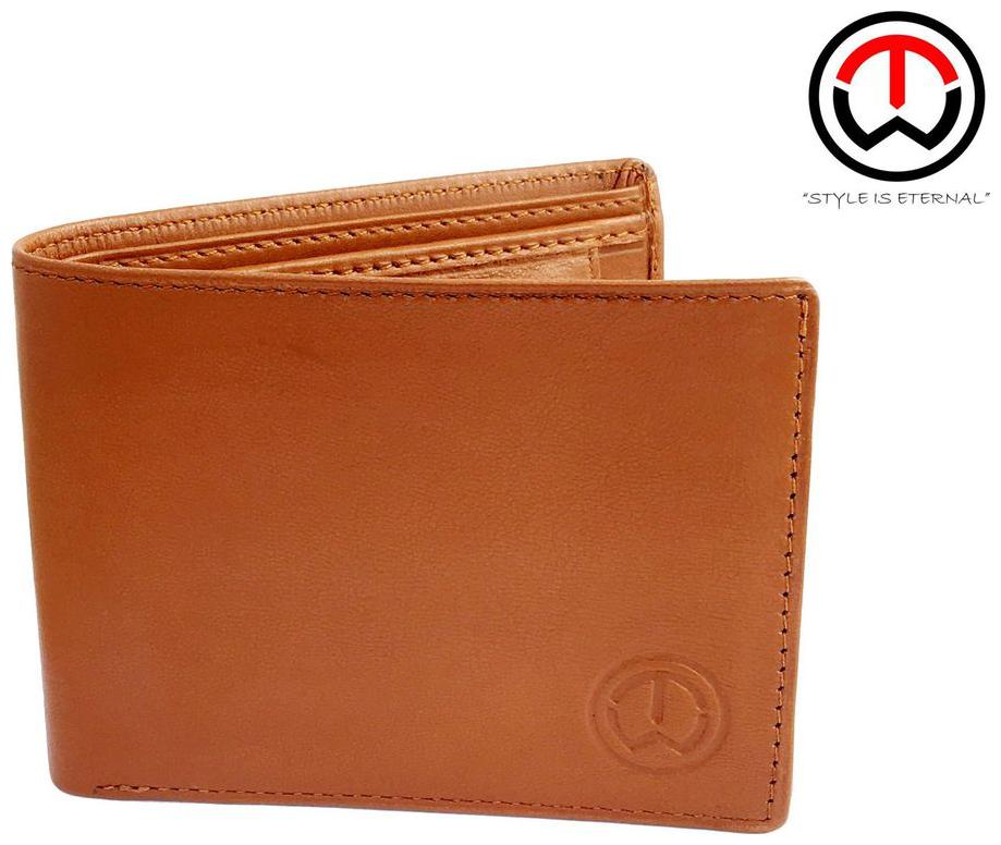 

TnW Genuine Leather Men s Wallet (Tan)