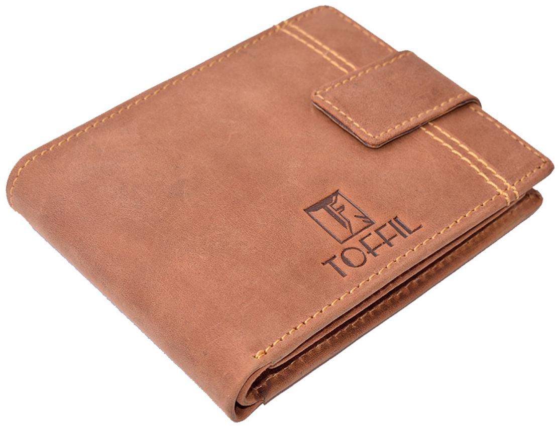 

TOFFIL Men Tan Leather Bi-Fold Wallet ( Pack of 1 )