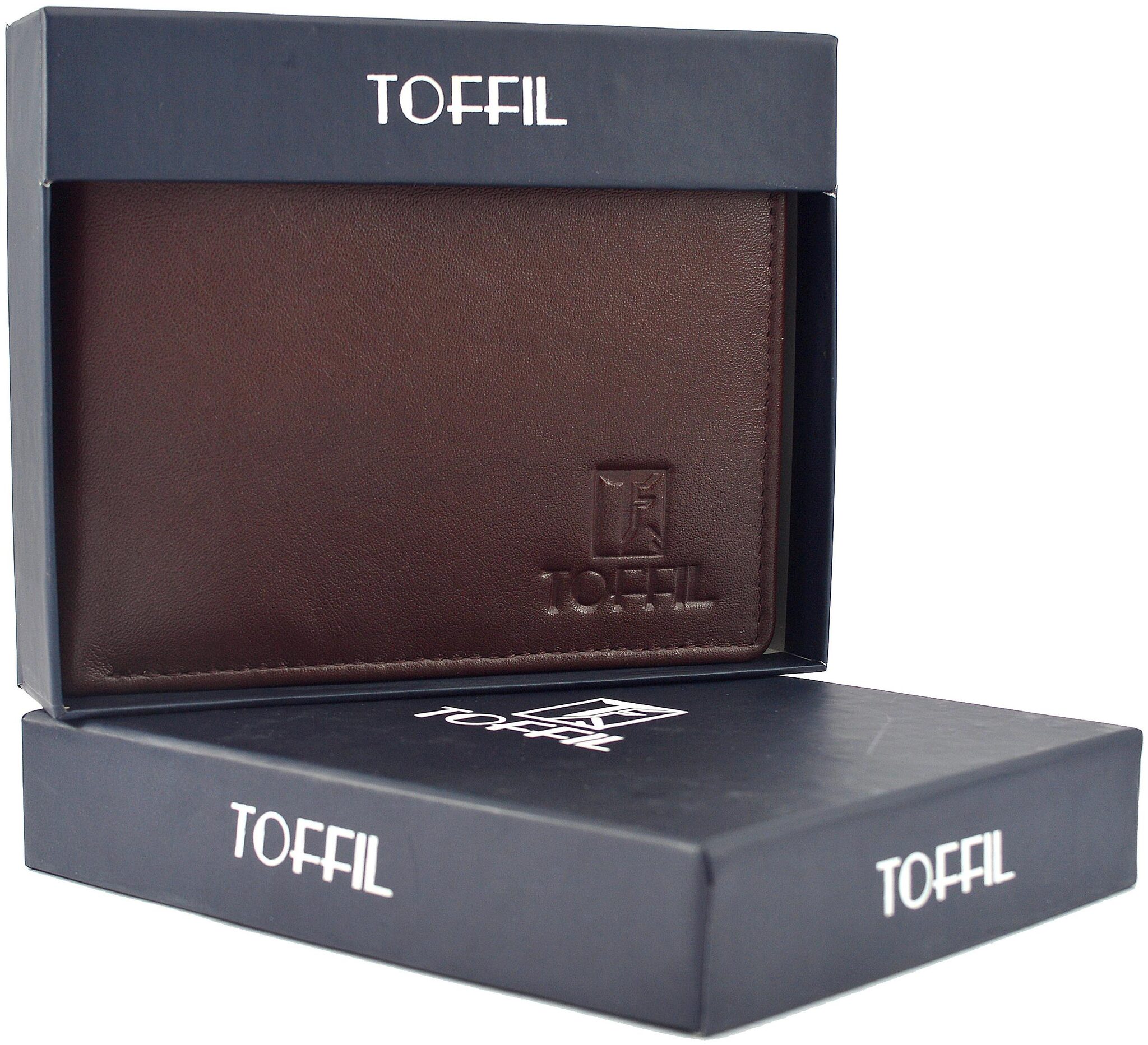 

TOFFIL Men Brown Leather Bi-Fold Wallet ( Pack of 1 )