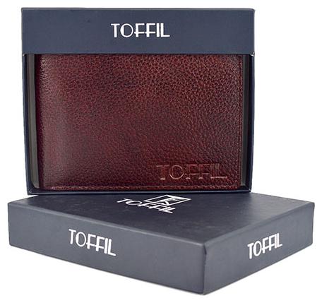

TOFFIL Men Brown Leather Bi-Fold Wallet ( Pack of 1 )