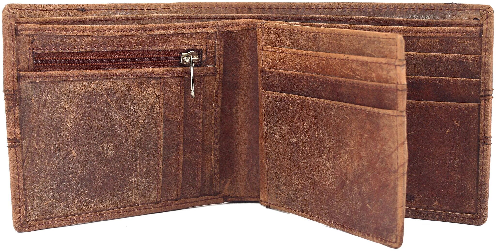 

TOFFIL Men Brown Leather Bi-Fold Wallet ( Pack of 1 )
