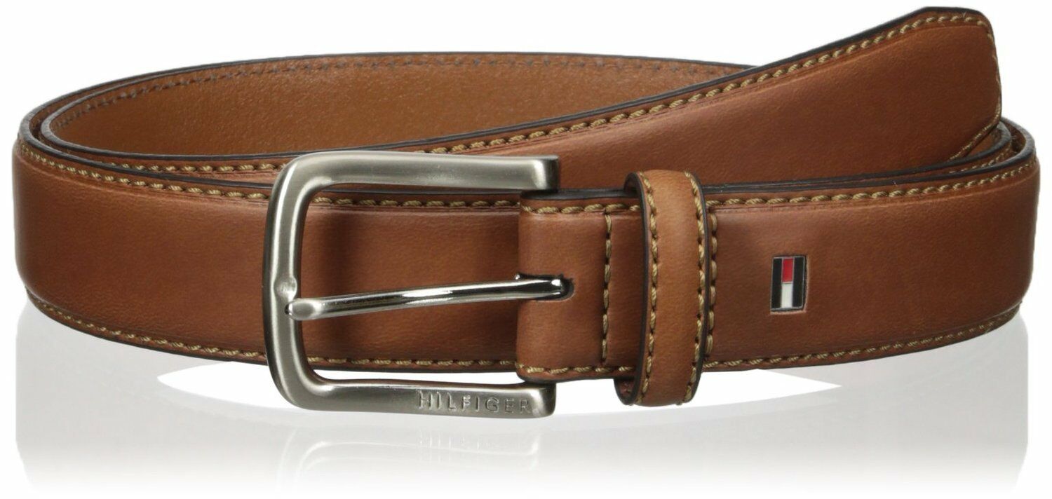 

Tommy Hilfiger Men s Brown Belt Stitch Leather 11tl02x038-brown