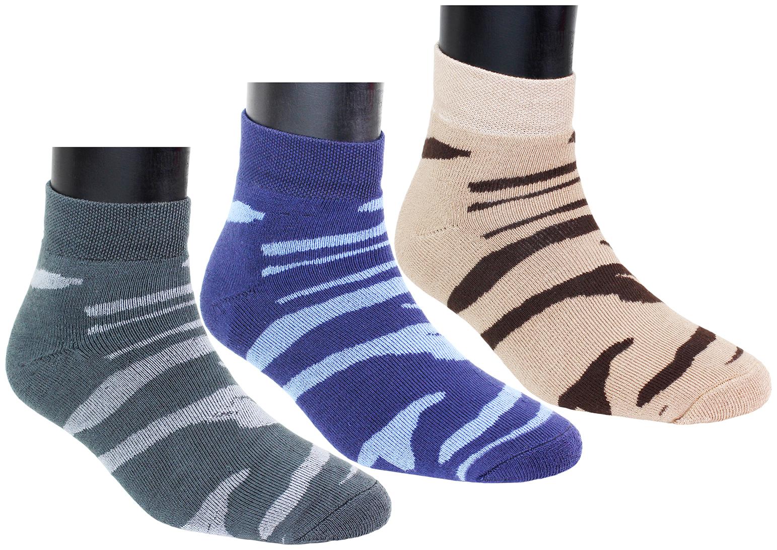 

Top N Toe Women 3 Pairs Multicolor Cotton Ankle Length Socks S1192