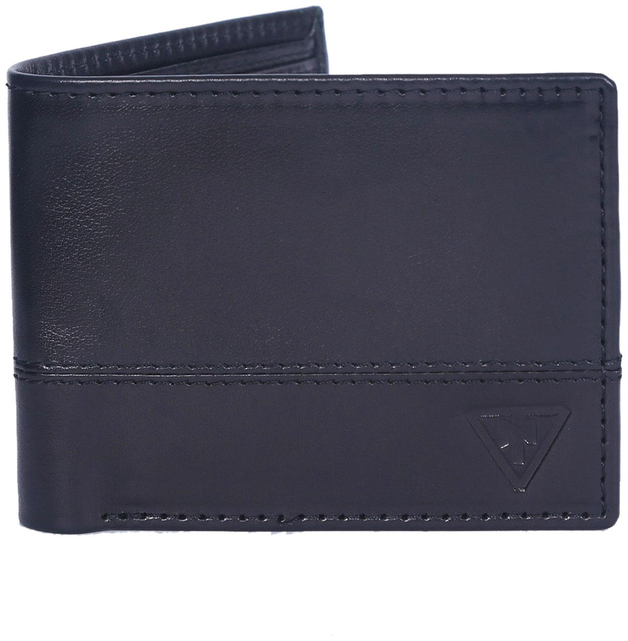 

Top Notch Men Black Leather Bi-Fold Wallet ( Pack of 1 )