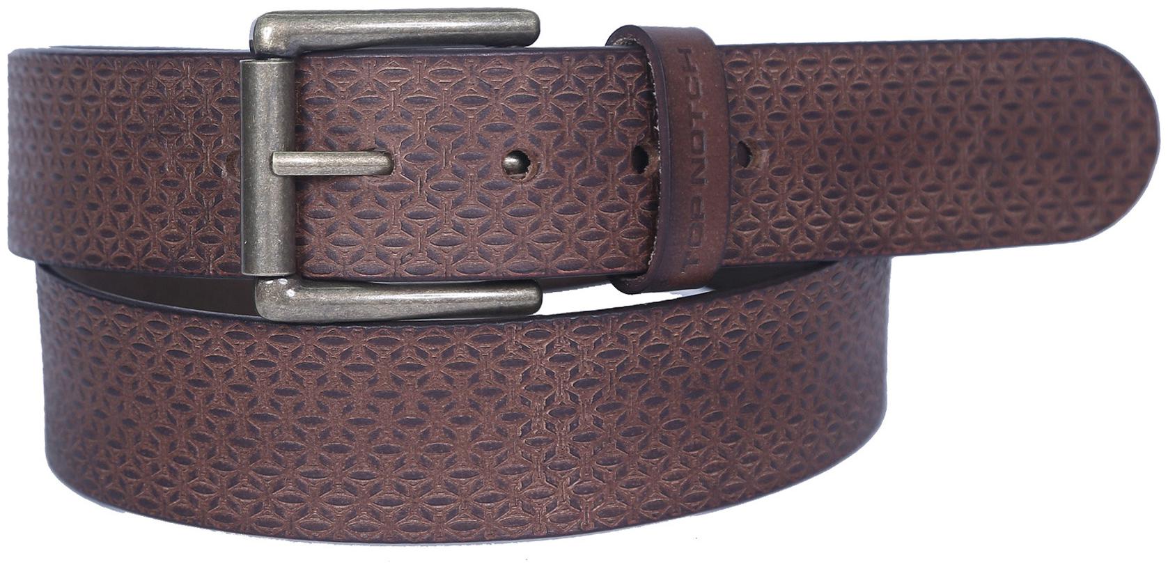 

Top Notch Men s Leather Belt For Casual And Formal Wear (Dk- Brown 34)