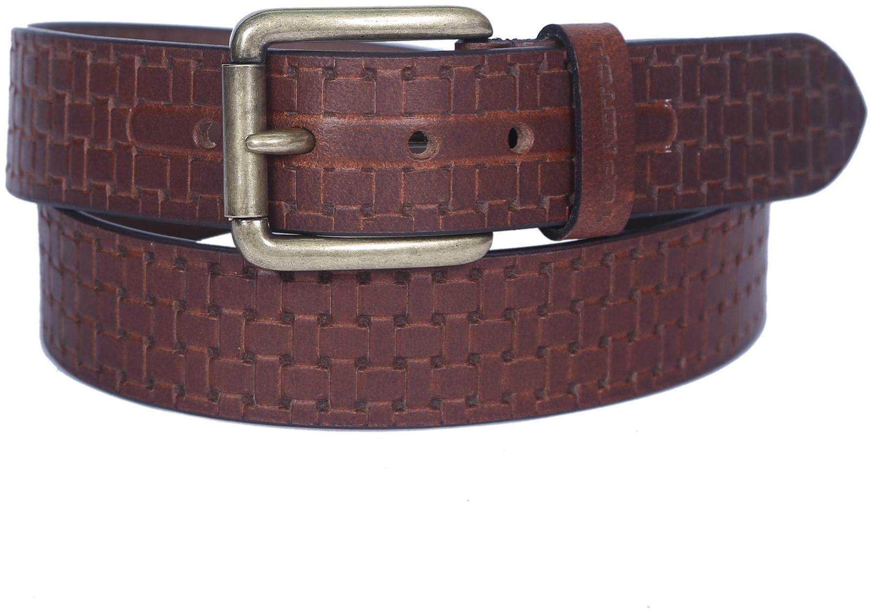 

Top Notch Men s Leather Belt For Casual And Formal Wear (Brown 40)