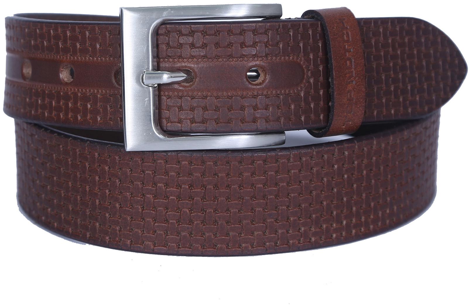 

Top Notch Men s Leather Belt For Casual And Formal Wear (Brown 32)